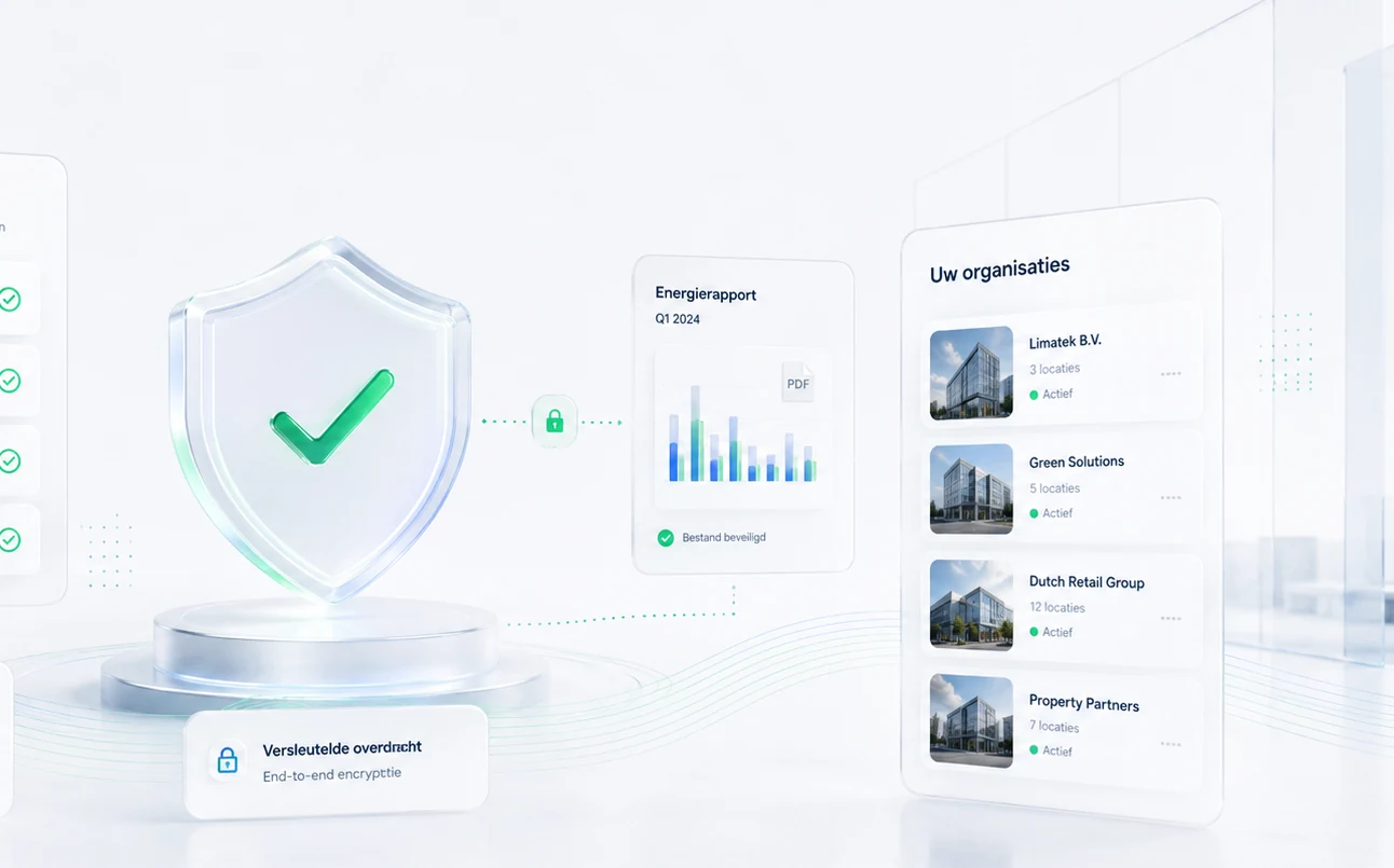 Veilige documentworkflow met rapportkaarten en gegevensoverzicht
