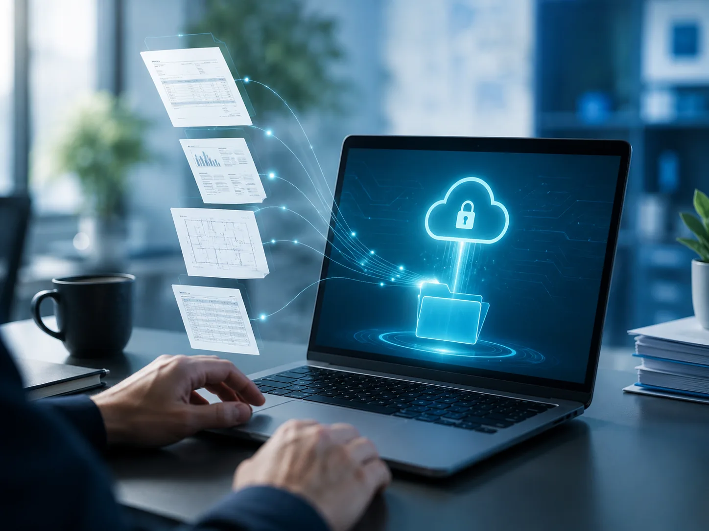 Veilige digitale documentupload naar de cloud